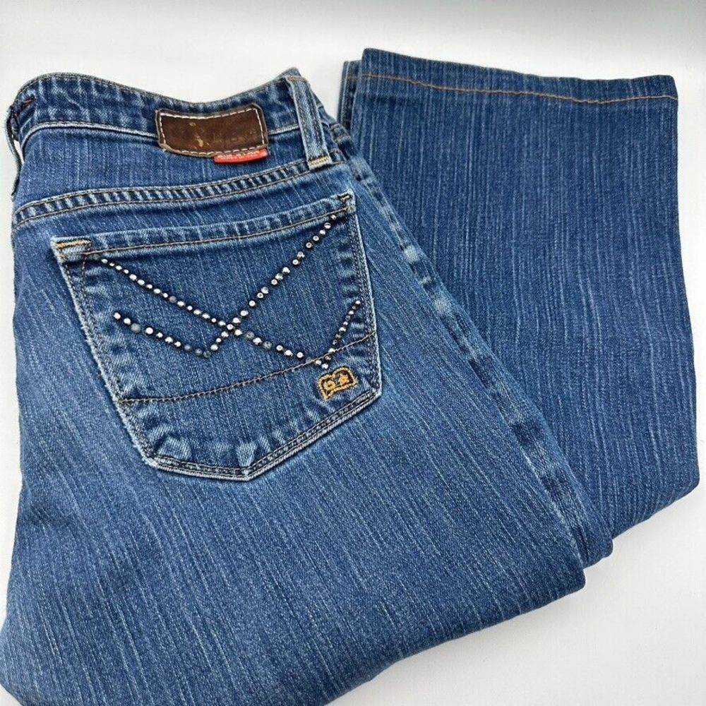 Big Star Jeans Women's Size 28R Bootcut Low Rise Fit‎ Denim Blue Jeans Hemmed